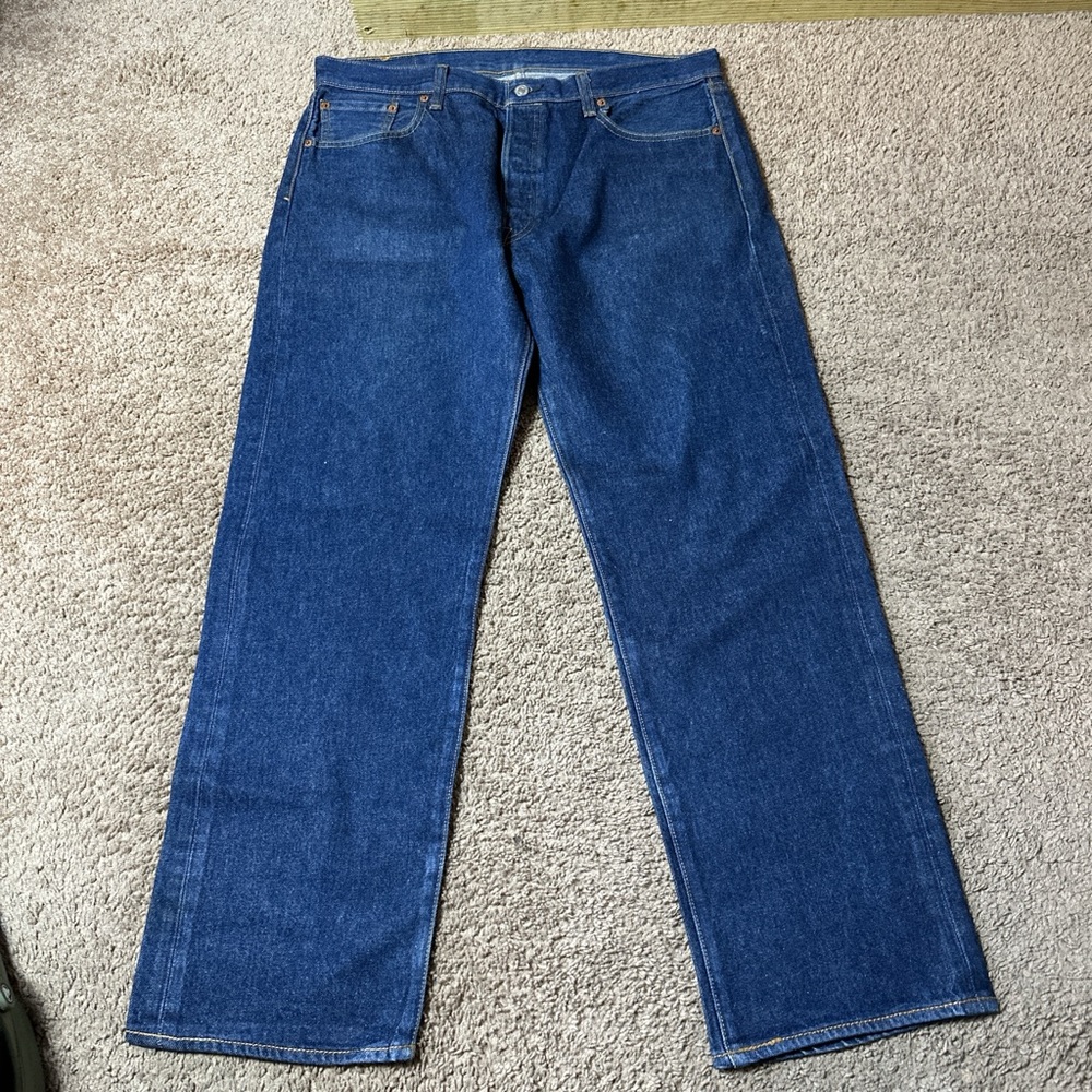 Levi’s 501 Jeans Men’s 38x32 Blue Denim Straight Leg